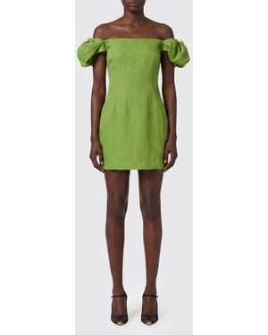 Elisabetta Franchi Duchesse Mini Dress - Green
