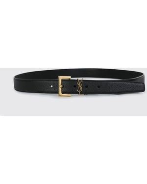 Saint Laurent Belt - White