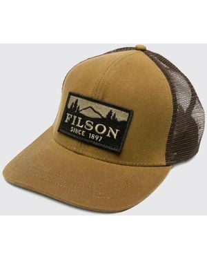 Filson Logger Cotton And Mesh Nylon Hat - Green