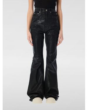 Rick Owens Jeans A Zampa Drkshdw - Nero