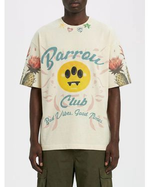 Barrow Printed Cotton T-Shirt - Grey