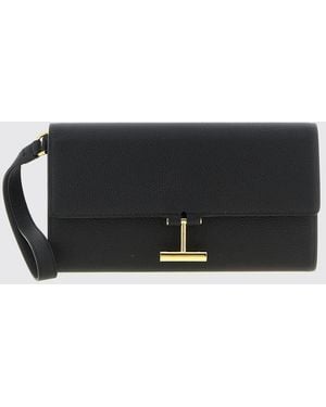 Tom Ford Tara Clutch By - Black