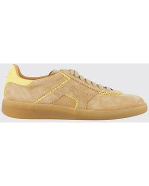 Santoni Suede Sneakers - Natural