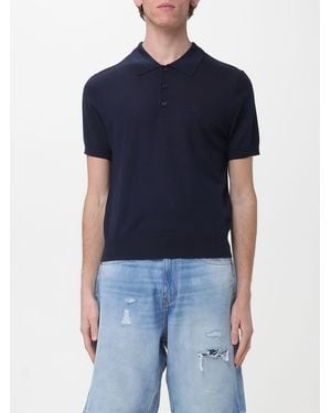 DSquared² Knit Polo Shirt - Blue