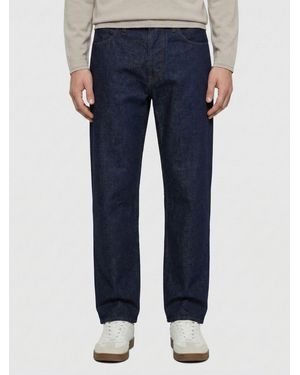 Stone Island Straight Cotton Denim Jeans - Blue