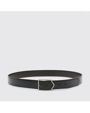Canali Classic Belt - White