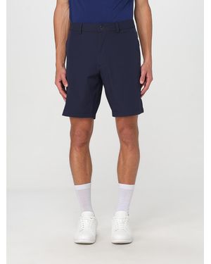 EA7 Stretch Fabric Chino Shorts - Blue