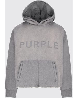 Purple Sweatshirt - Grey