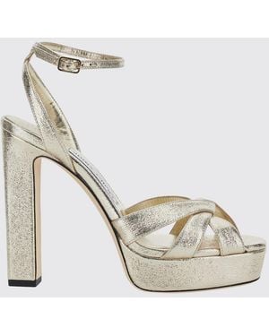 Jimmy Choo Kove Platform Sandals - Metallic