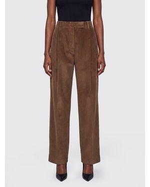 Rohe Mid-Rise Straight Trousers - Brown