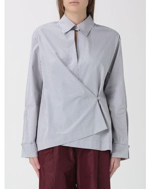 Fendi Striped Cotton Shirt - Grey