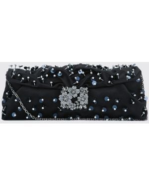 Roger Vivier Efflorescence Clutch - White