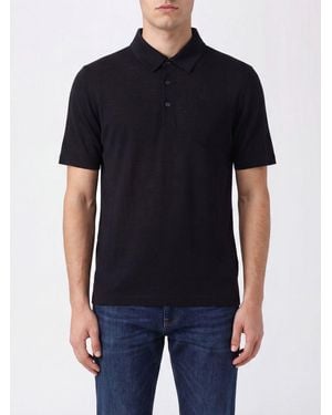 ZEGNA Short-Sleeved Polo Shirt - Black