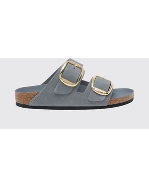 Birkenstock Arizona Big Buckle Oiled Leather Sandal - White