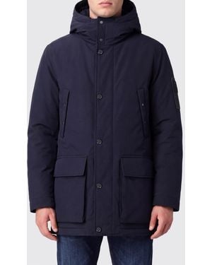 Stone Island Ghost Waterproof Technical Fabric Parka With Hood - Blue