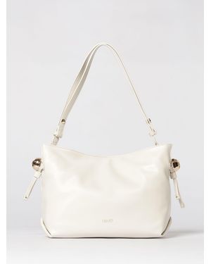 Liu Jo Riccy Synthetic Leather Bag - Natural