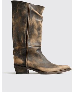 KHAITE Flat Ankle Boots - Black