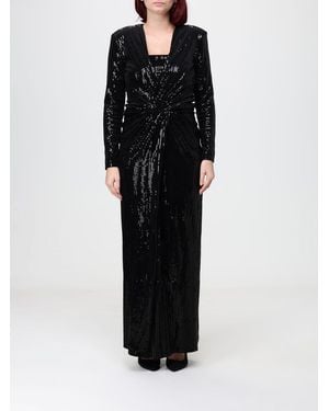 SIMONA CORSELLINI V-Neck Sequin-Embellished Sheath Mini Dress - Black