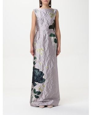 Erdem Floral Print Sleeveless Gown - White