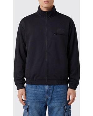 MM6 by Maison Margiela Cotton Zip-Up Hoodie - Blue