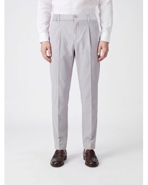 Herno Hero Gabardine Chino Trousers - Grey