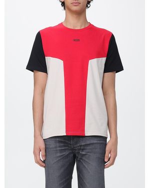 Gcds Cotton T-Shirt With Logo - Red