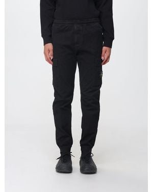 Stone Island Pantaloni Cargo Slim Fit - Nero