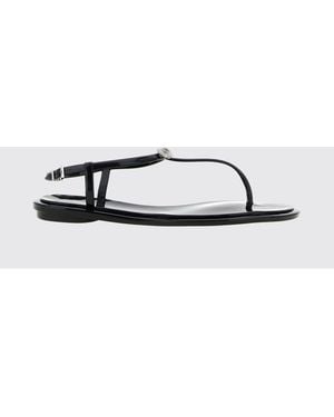 Mach & Mach Sandale En Pvc Avec Nœud De Strass - Noir
