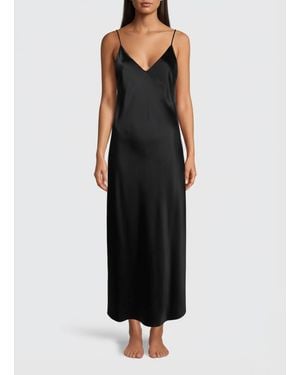 JOSEPH Clea Silk Slip Dress - Black