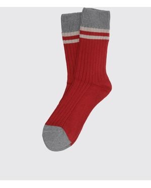 Brunello Cucinelli Cotton Socks - Red
