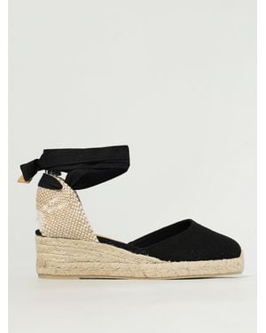 Castañer Carina Cotton Canvas Espadrilles - Black
