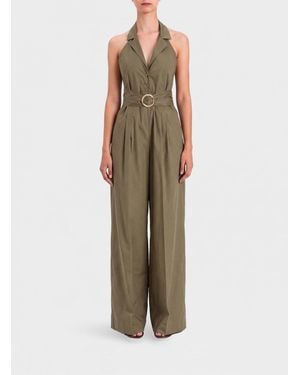 Twinset Cotton Jumpsuit - Green