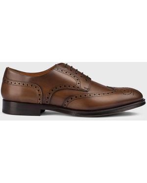 Doucal's Brogue Shoes - Brown