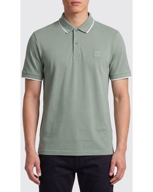 BOSS Cotton Polo Shirt - Green