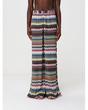 Missoni Zig Zag Viscose Beach Trousers - Multicolour