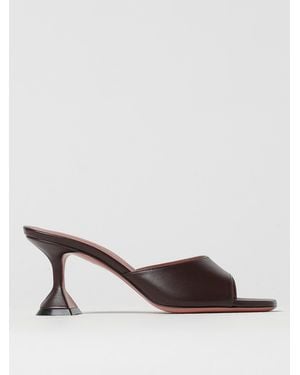 AMINA MUADDI Mules Lupita - Marrone