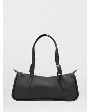 Longchamp Looong Leather Bag - Black