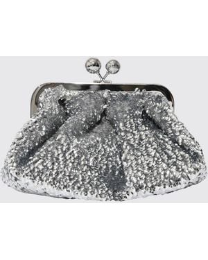 Weekend by Maxmara Sequin Clutch - Grey