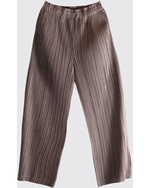 Pleats Please Issey Miyake Trousers - Brown