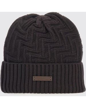 Paolo Pecora Cappello A Berretto - Nero