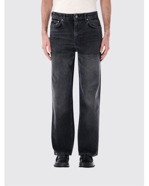 Represent Wide-Leg Cotton Denim Jeans - Blue