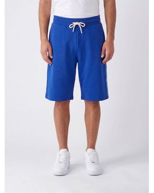 Gcds Cotton Jogging Shorts - Blue