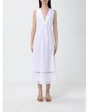 Twinset Cotton Midi Dress - White