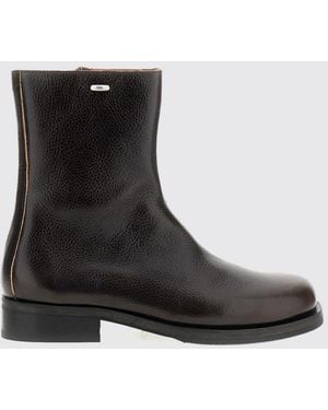 Our Legacy Camion Calfskin Ankle Boots With Vibram Sole - Black