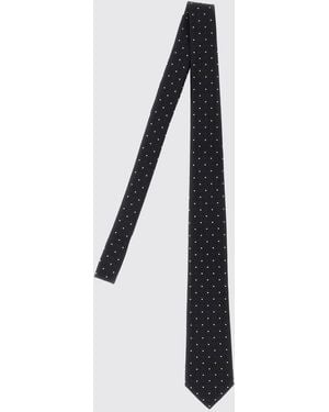 Saint Laurent Cravatta Da Cerimonia - Bianco