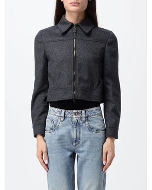 Brunello Cucinelli Cropped Slim Fit Wool Shirt Jacket With Zip Closure - Black