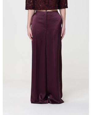 Pinko Limoncello Satin Trousers - Purple