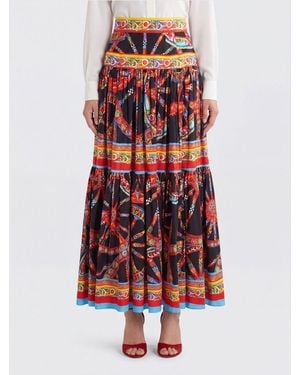 Dolce & Gabbana Dolce &Amp Gabbana Falda Mujer - Rojo