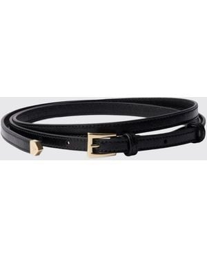 Prada Leather Belt - White