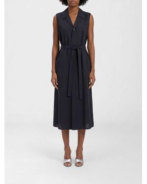 Y's Yohji Yamamoto Cellulose Shirt Dress - Blue